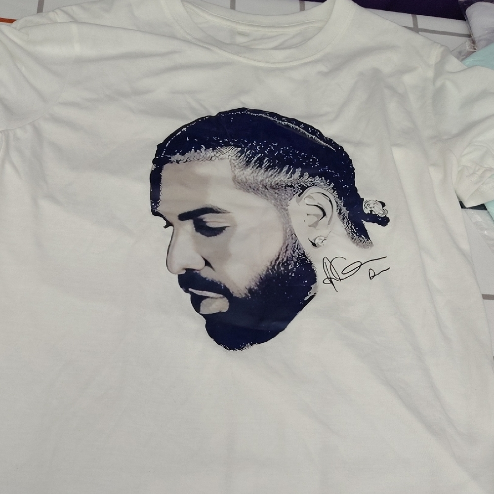 White Graphic Men's Shirt